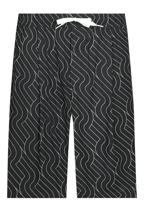 PANTALONCINI CON PIEGA DAVANTI EMPORIO ARMANI | Pantaloni | 3L1P77 1NBIZF047